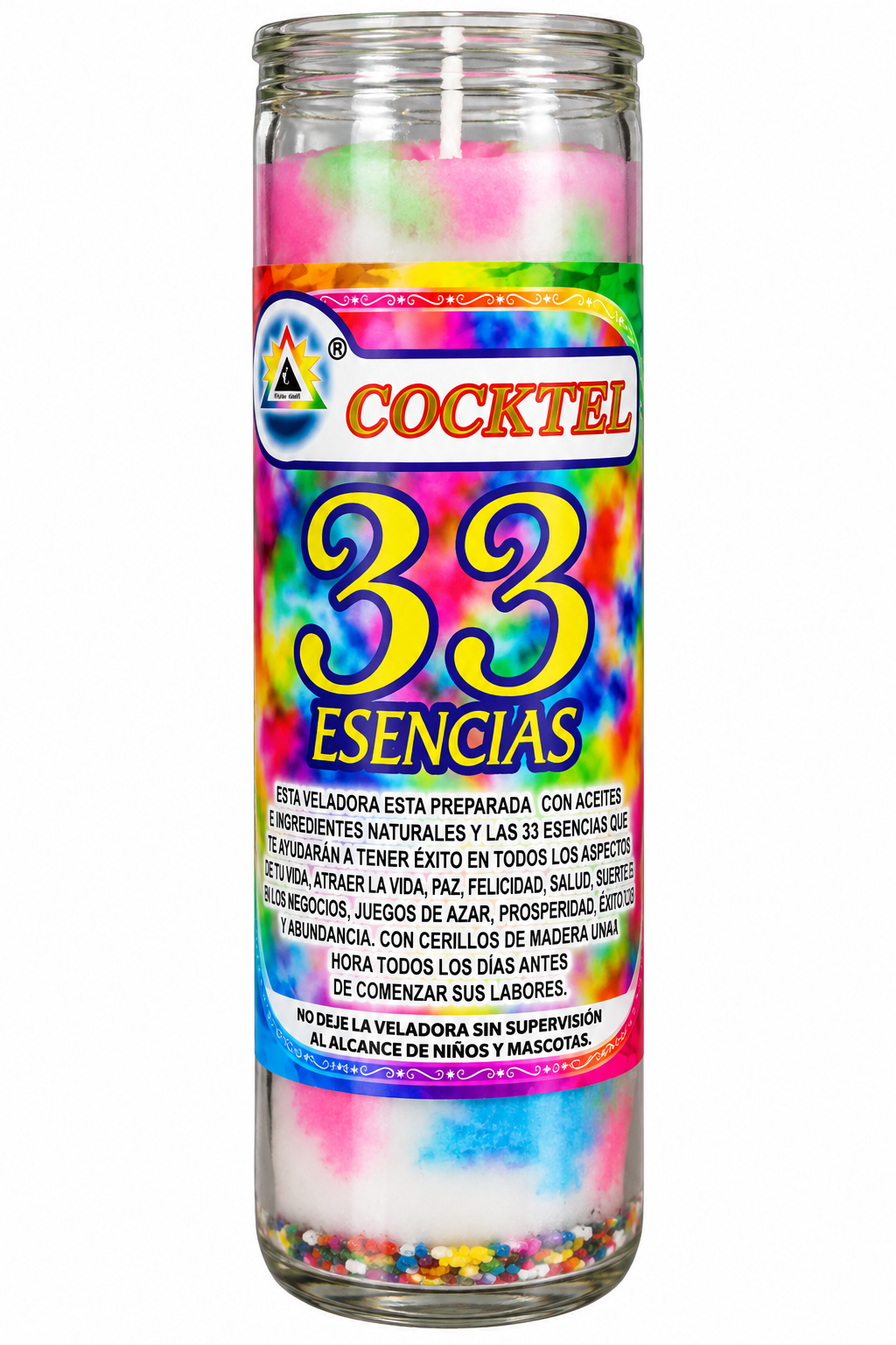 Veladora de gel varios títulos