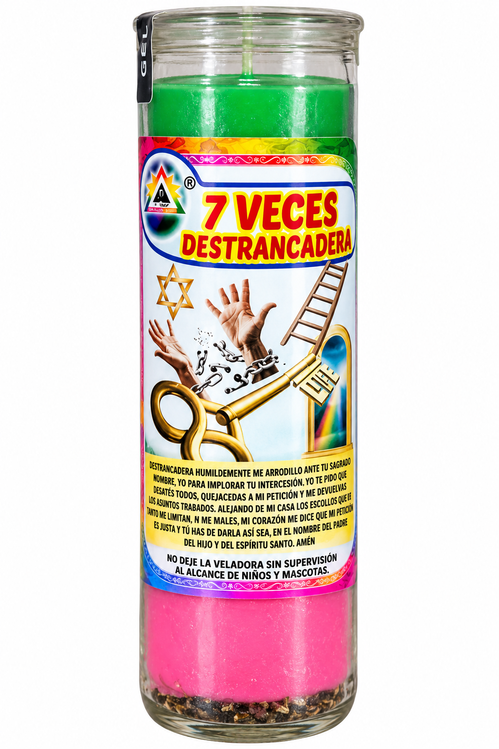 Veladora de gel varios títulos