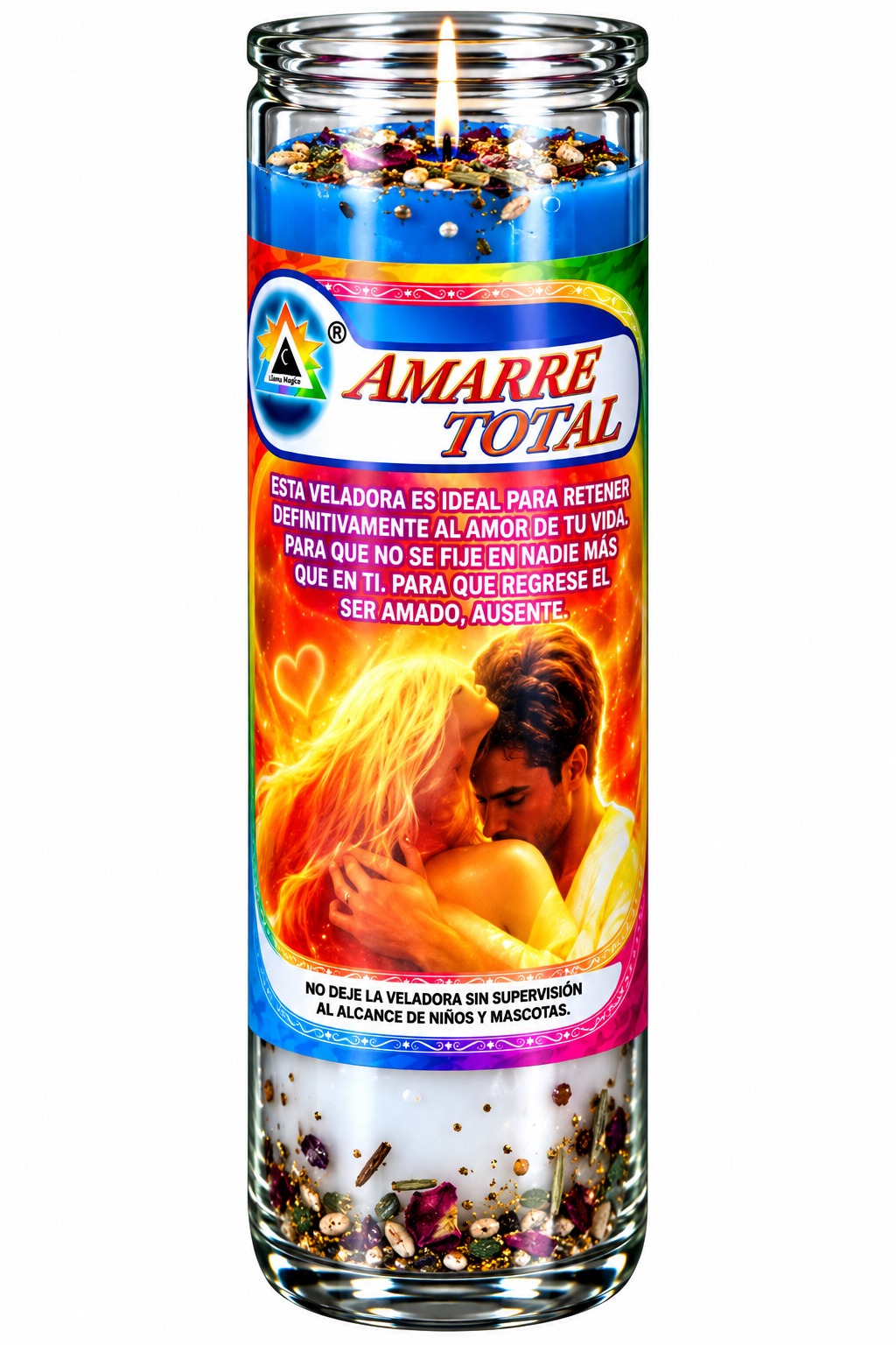 Veladora de gel varios títulos