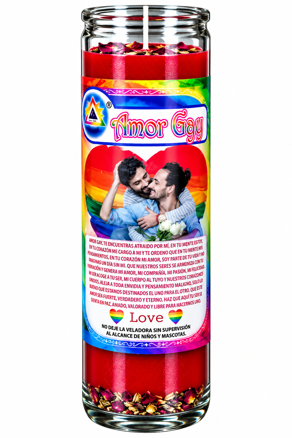 Veladora de gel varios títulos