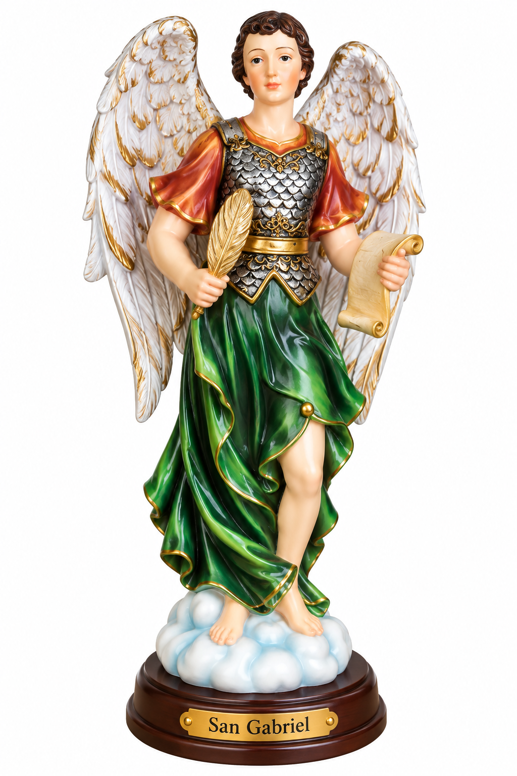 Arcángel Gabriel en resina