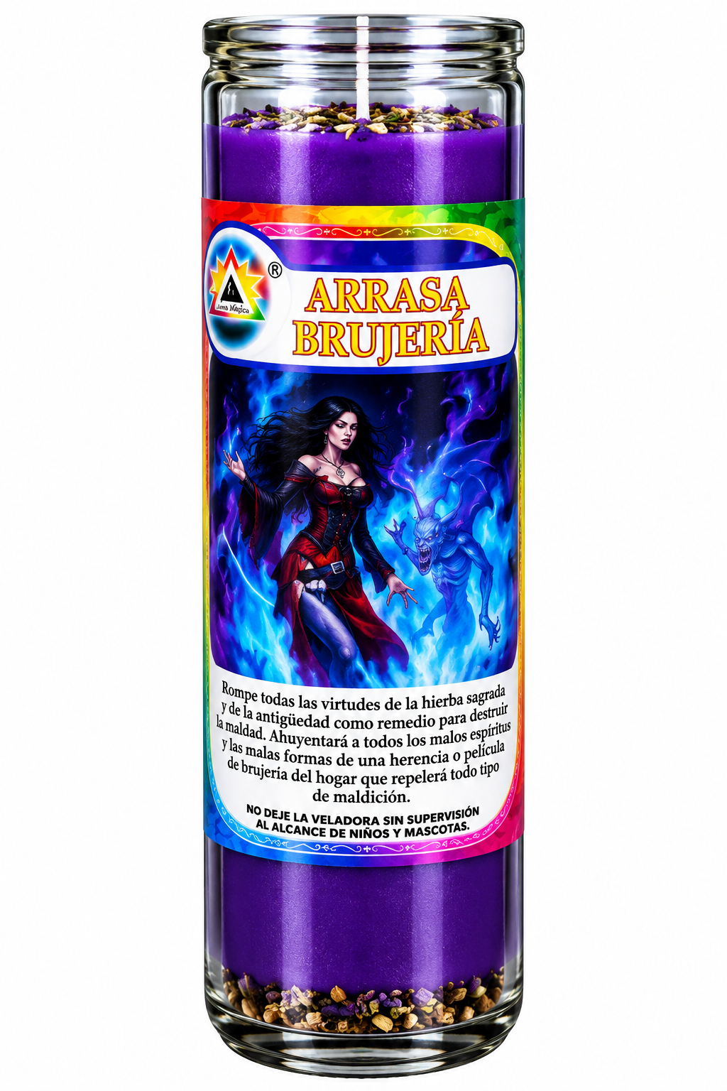 Veladora de gel varios títulos