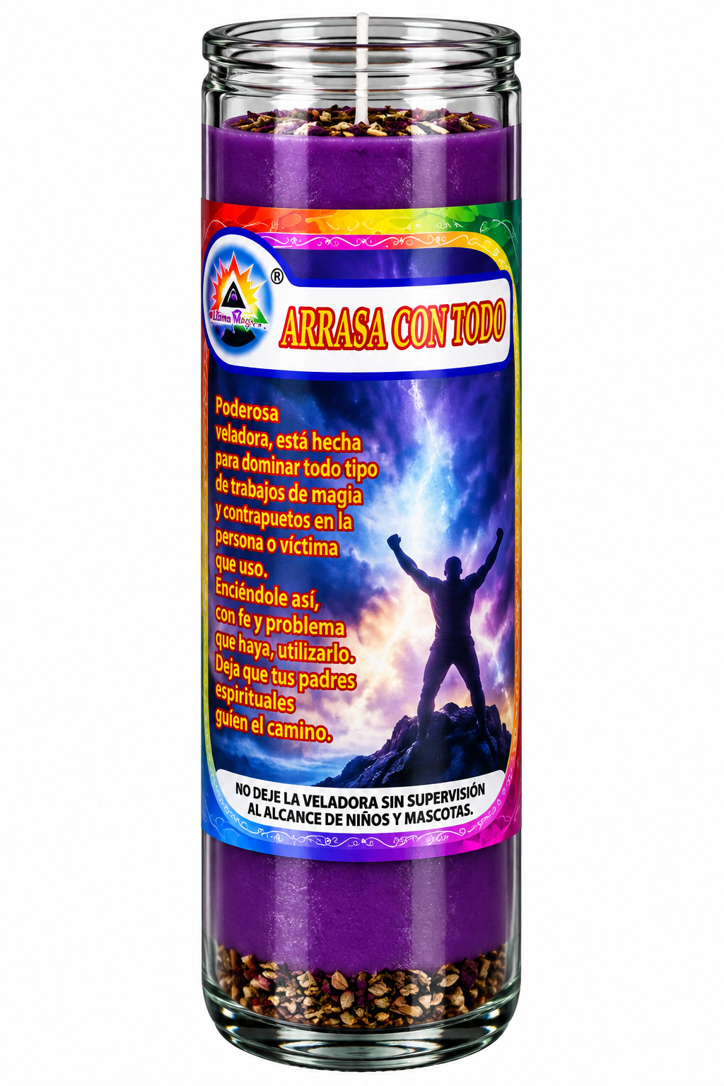 Veladora de gel varios títulos