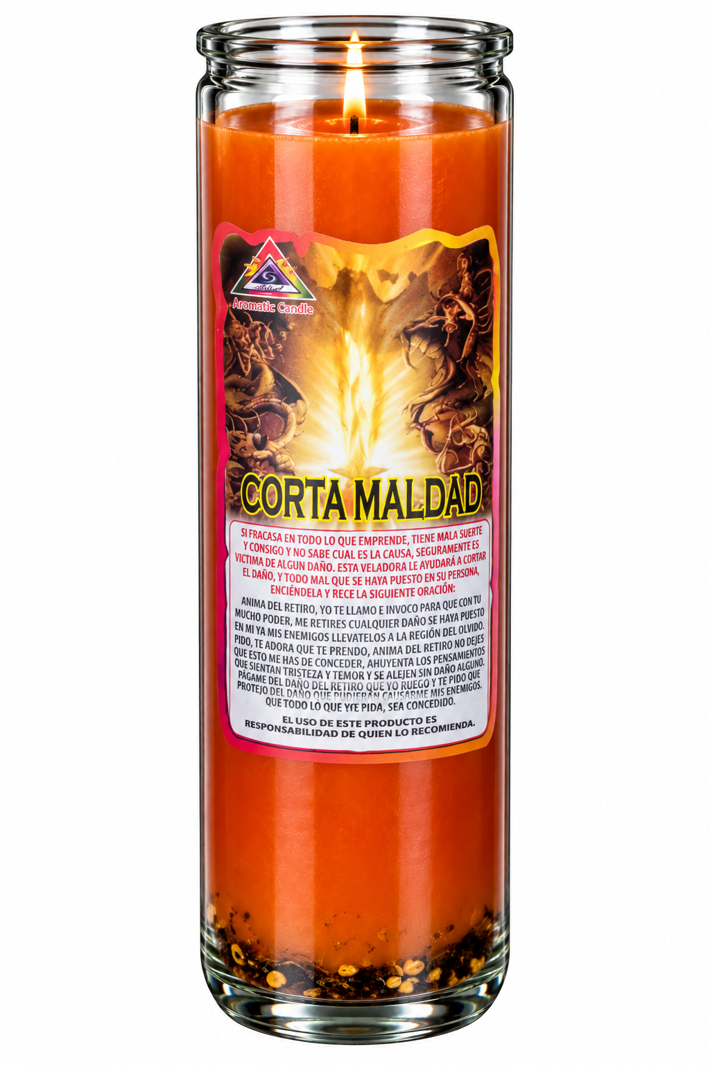 Veladora de gel varios títulos