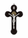 Crucifijo de San Benito en madera | Protección, Serenidad y Fe Consciente