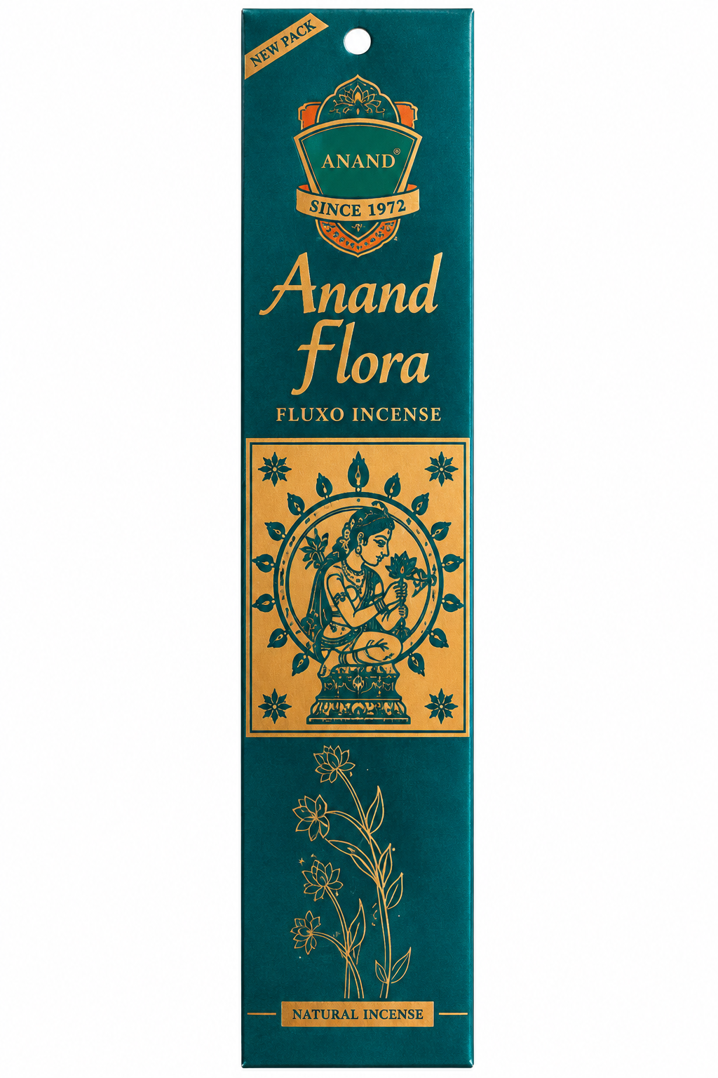 Incienso Anand Flora Fluxo Incense Original | Armonía del Hogar, Meditación y Bienaventuranza