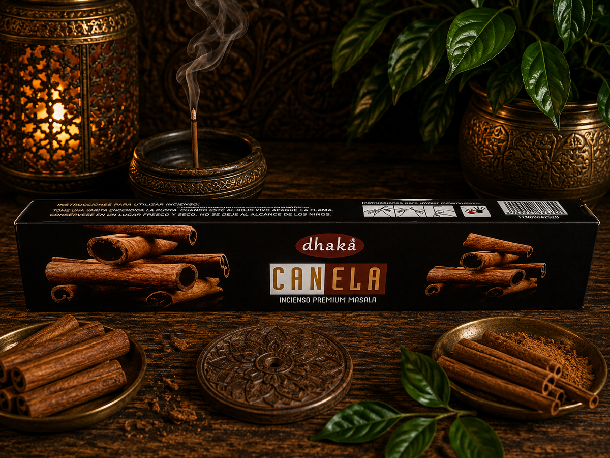 Incienso Premium Masala Canela - Dhaka | Calidez, Prosperidad y Energía Dinámica