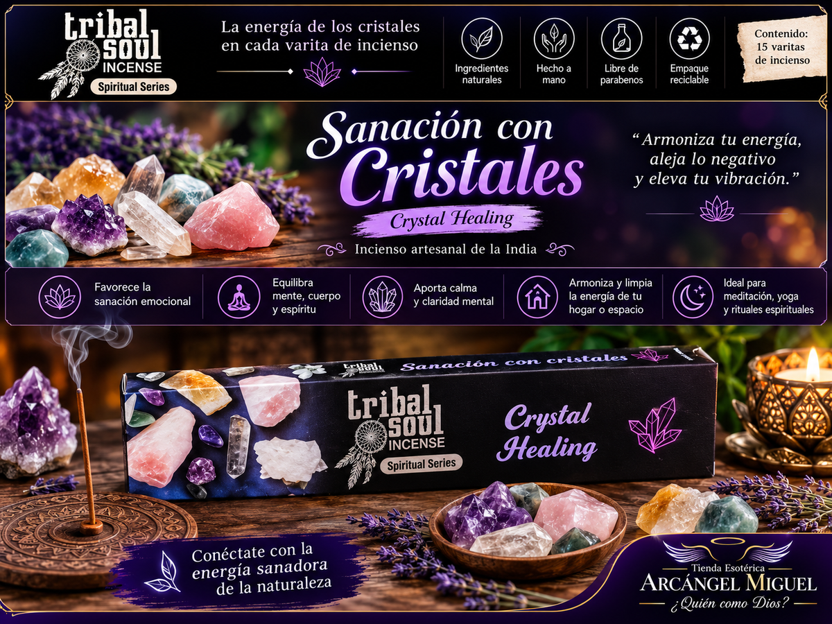 Incienso Tribal Soul – Sanación con Cristales (Crystal Healing)