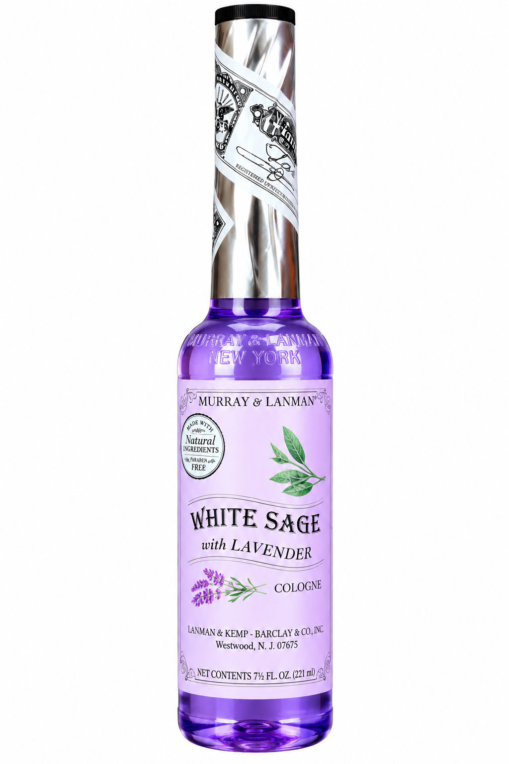 Agua de Salvia Blanca con Lavanda Murray &amp; Lanman (221 ml) | Limpieza sin Humo, Calma Mental y Descanso Profundo