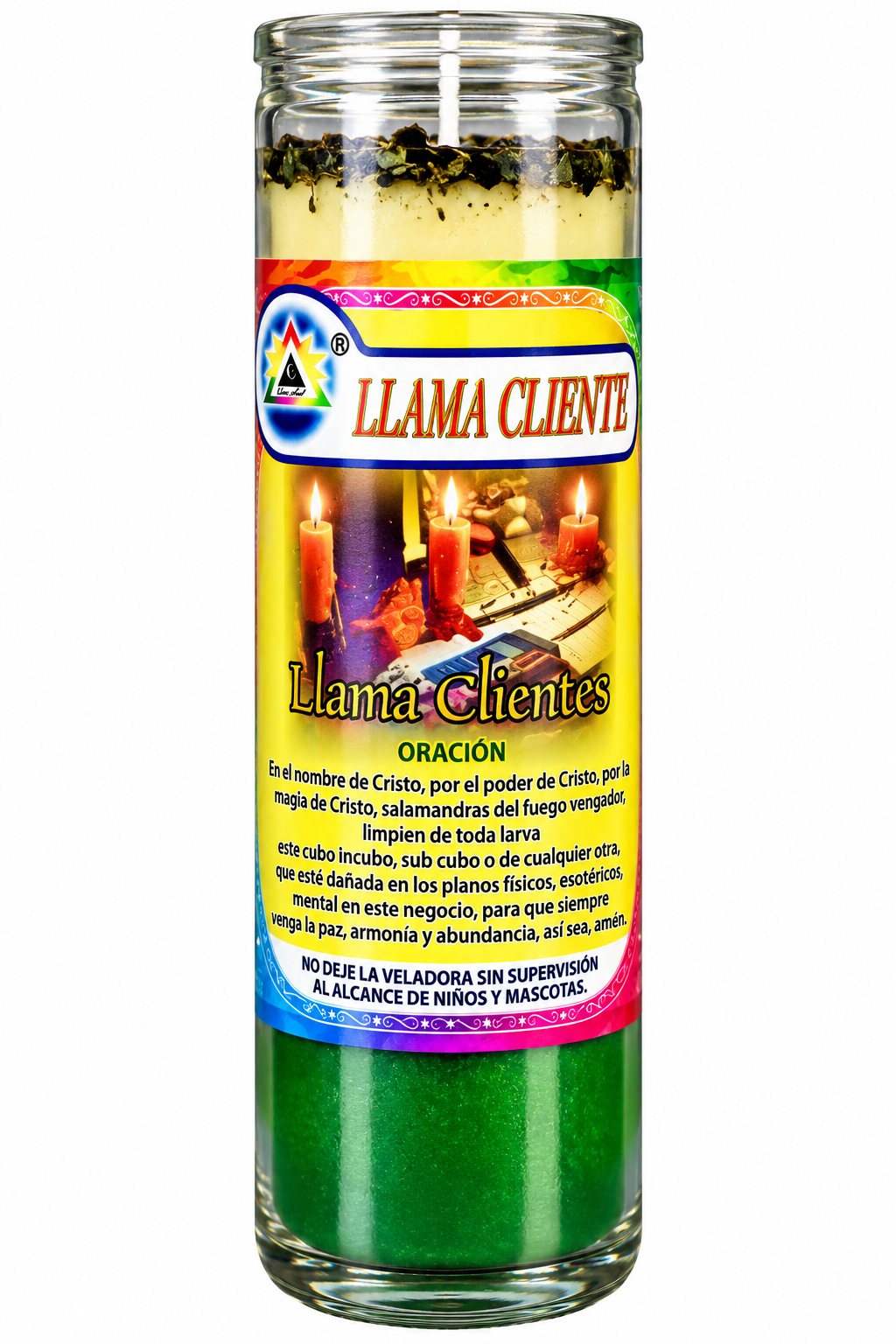 Veladora de gel varios títulos