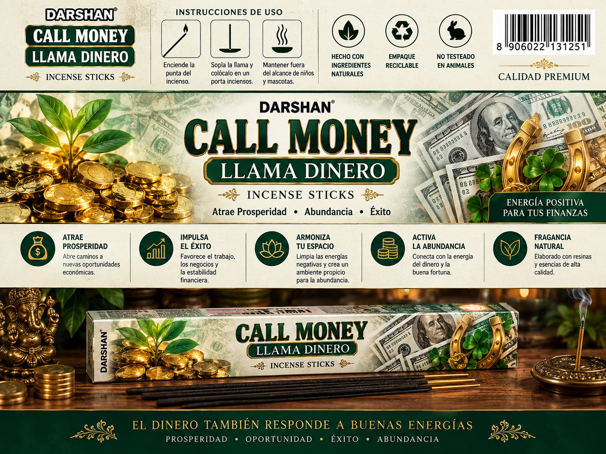 Incienso Darshan - Llama Dinero / Call Money