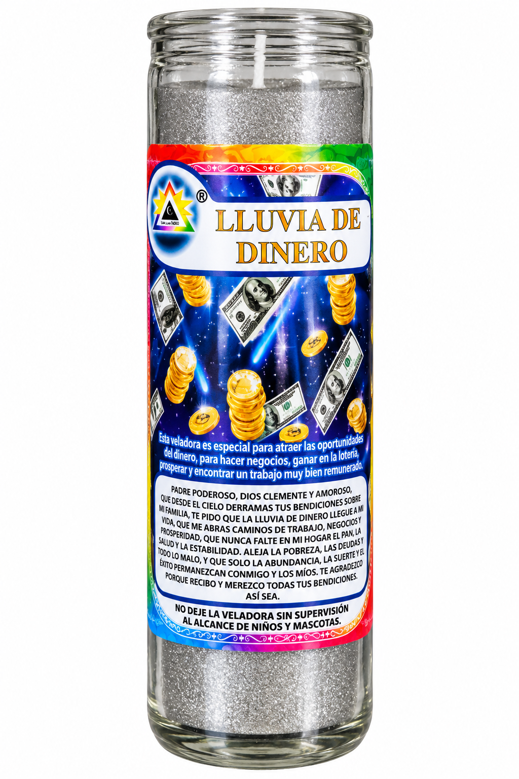 Veladora de gel varios títulos