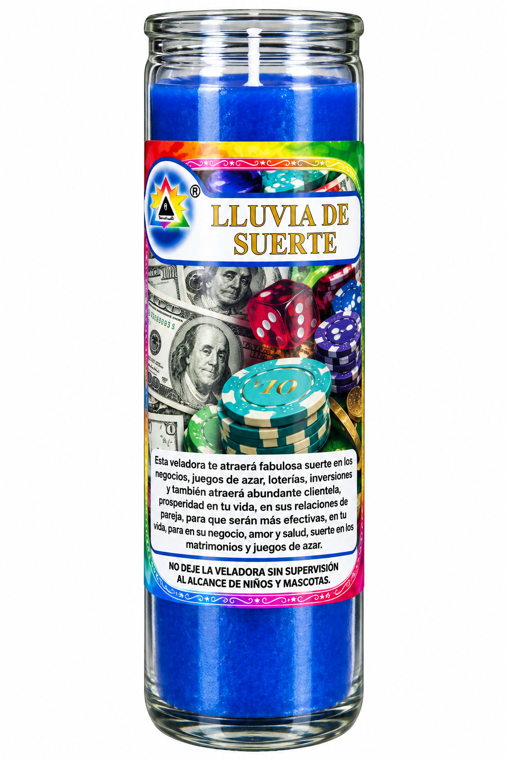 Veladora de gel varios títulos
