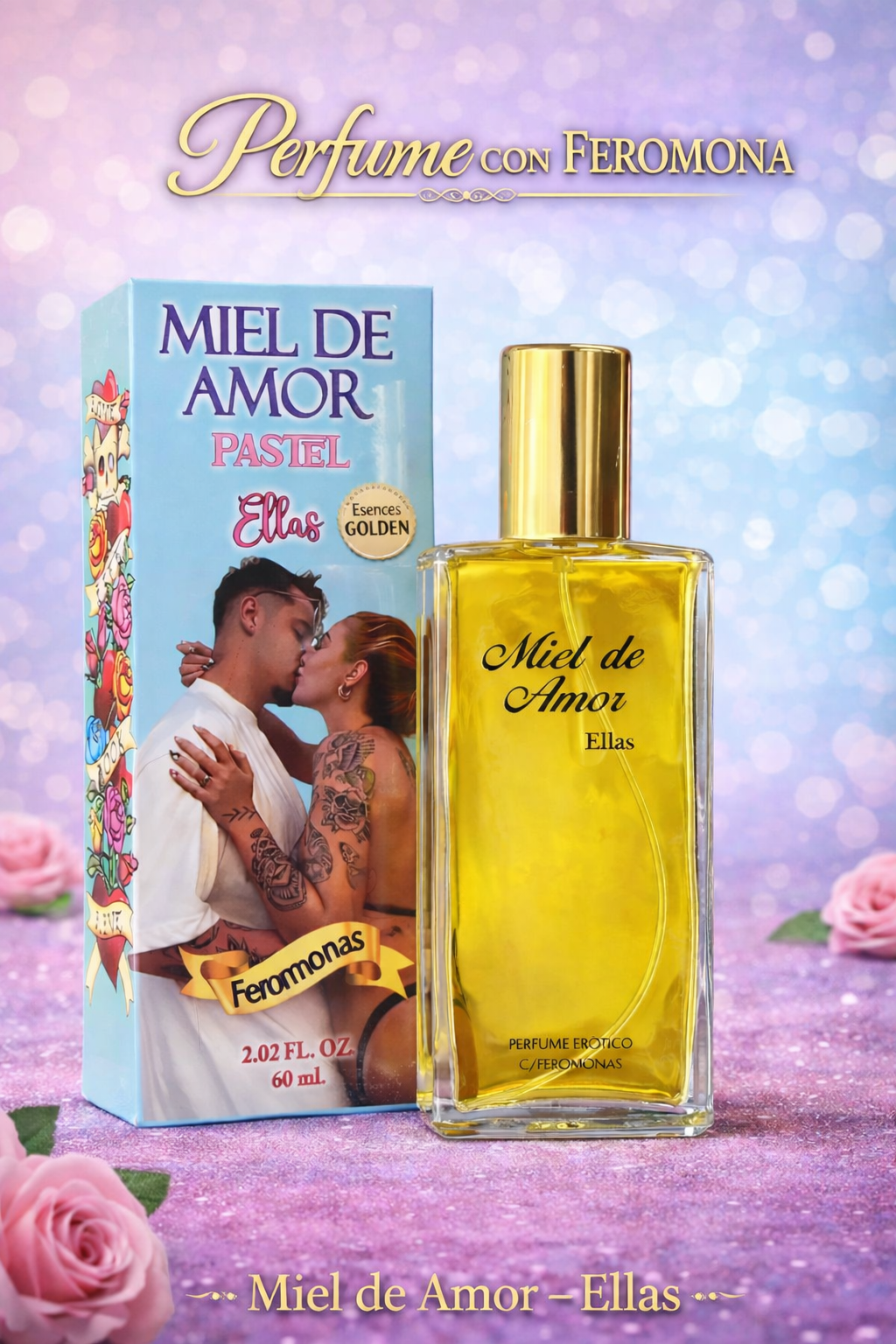Pastel - Miel de amor ELLAS