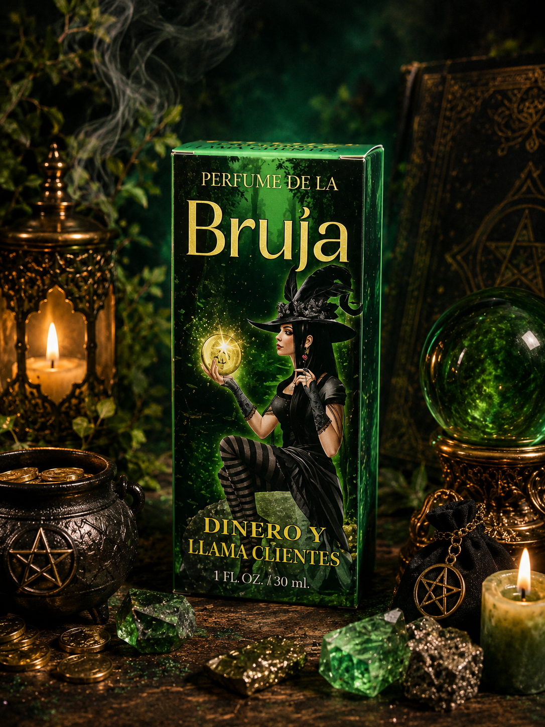 Perfume de la Bruja: Dinero & Llama Clientes