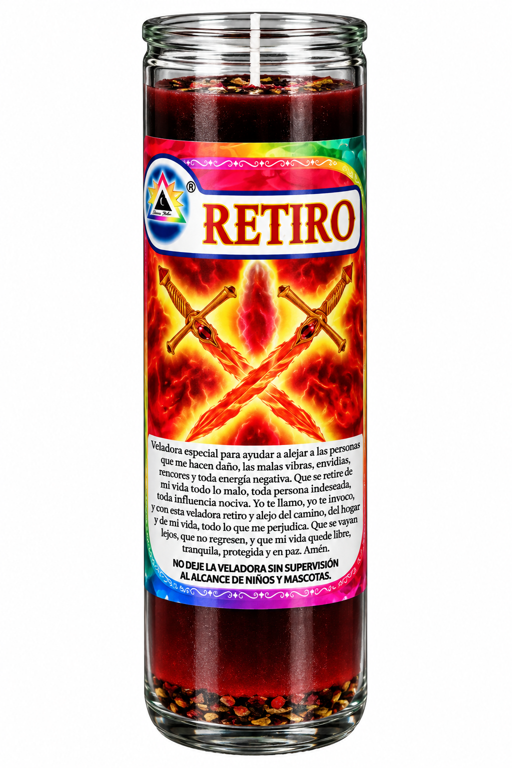 Veladora de gel varios títulos