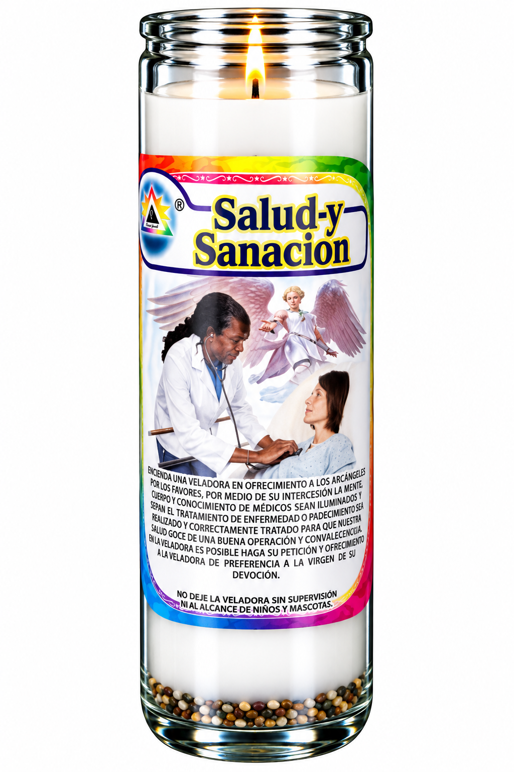 Veladora de gel varios títulos