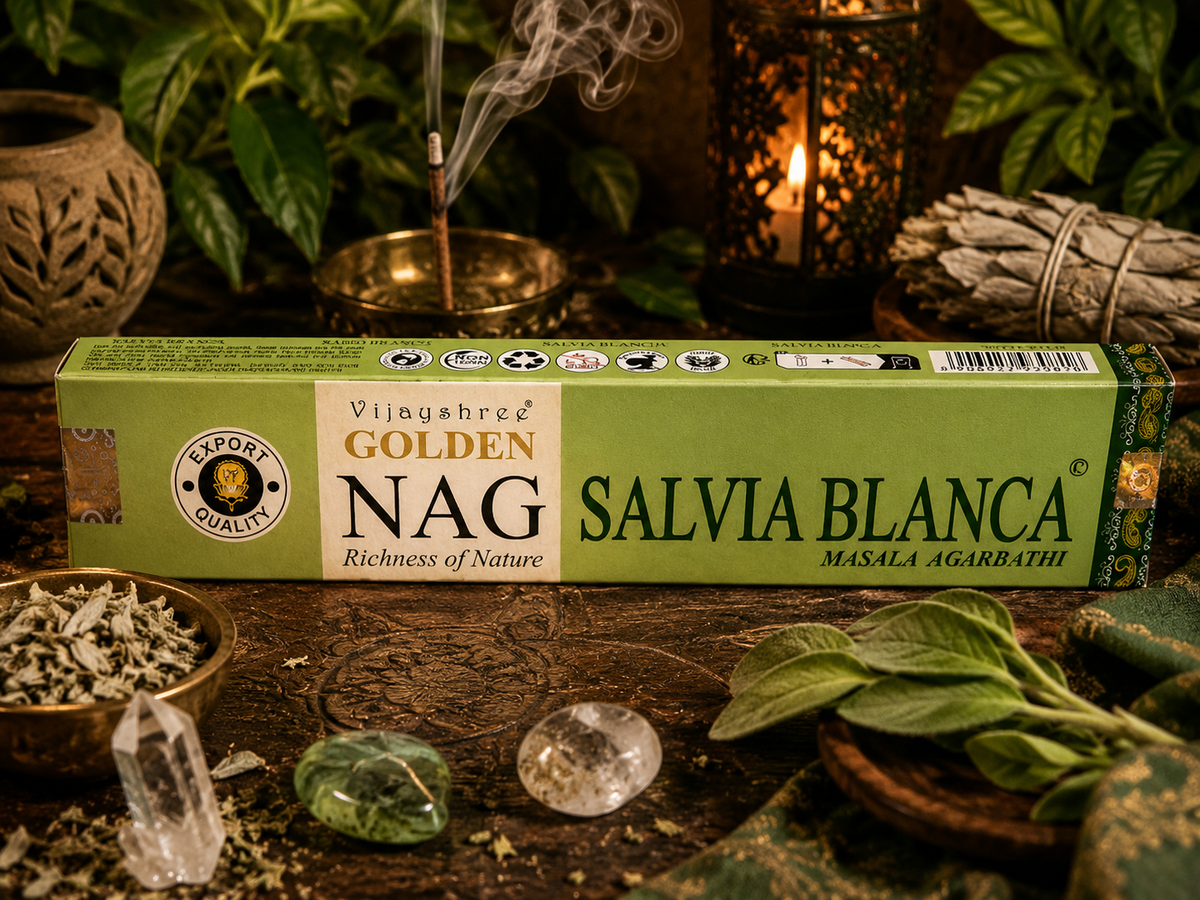 Incienso Golden Nag Salvia Blanca