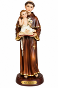 Estatua de San Antonio de Padua (Mediano) en Resina Fina