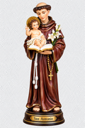 Figura de San Antonio de Padua (Versión Mini) en Resina