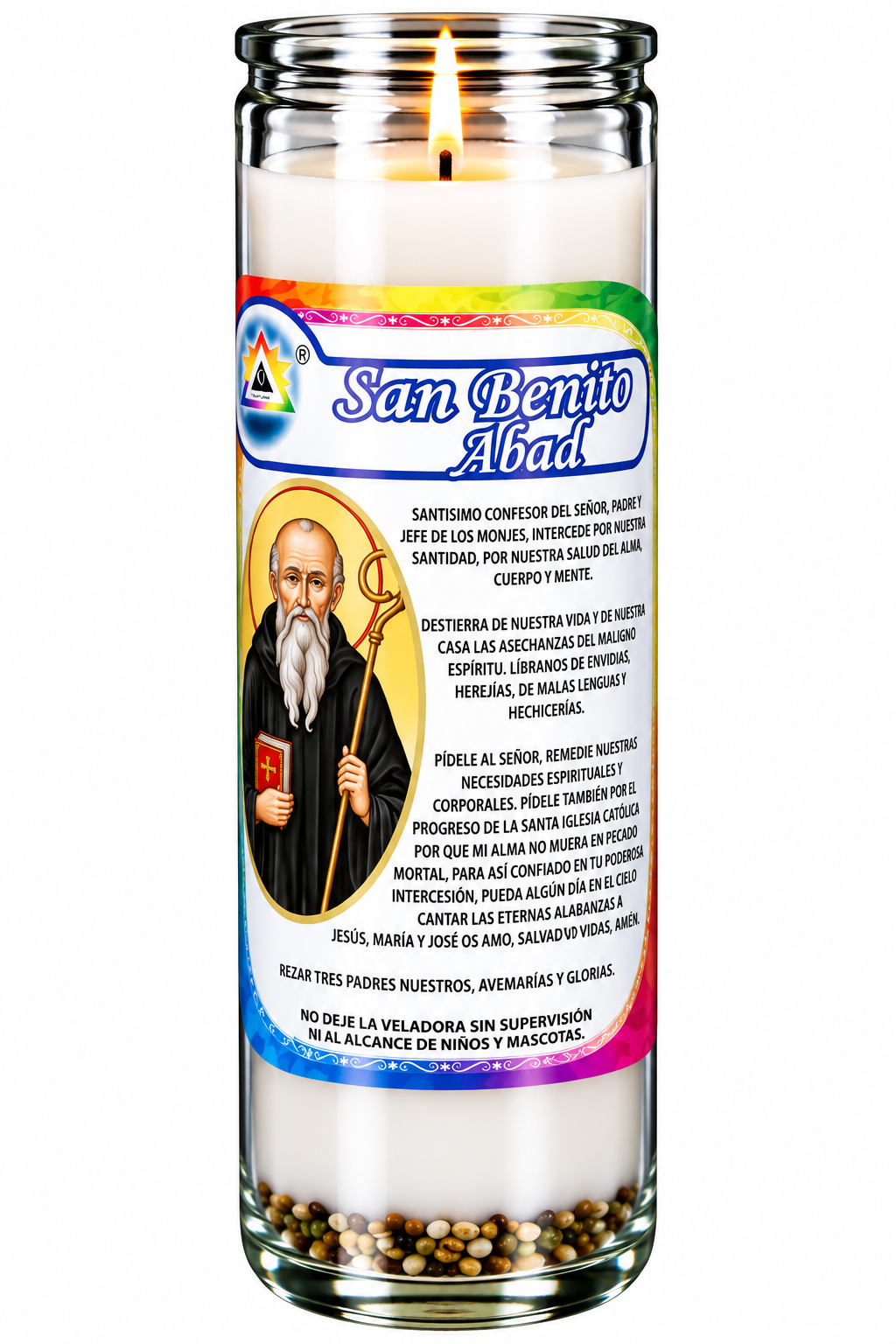 Veladora de gel varios títulos