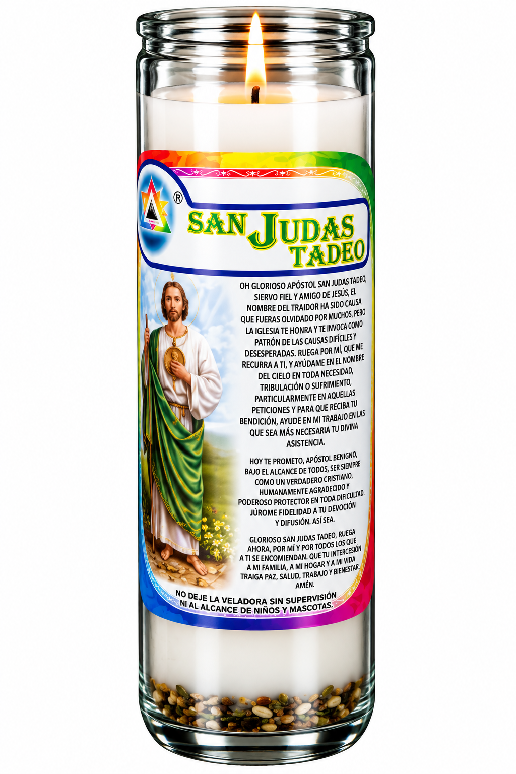 Veladora de gel varios títulos