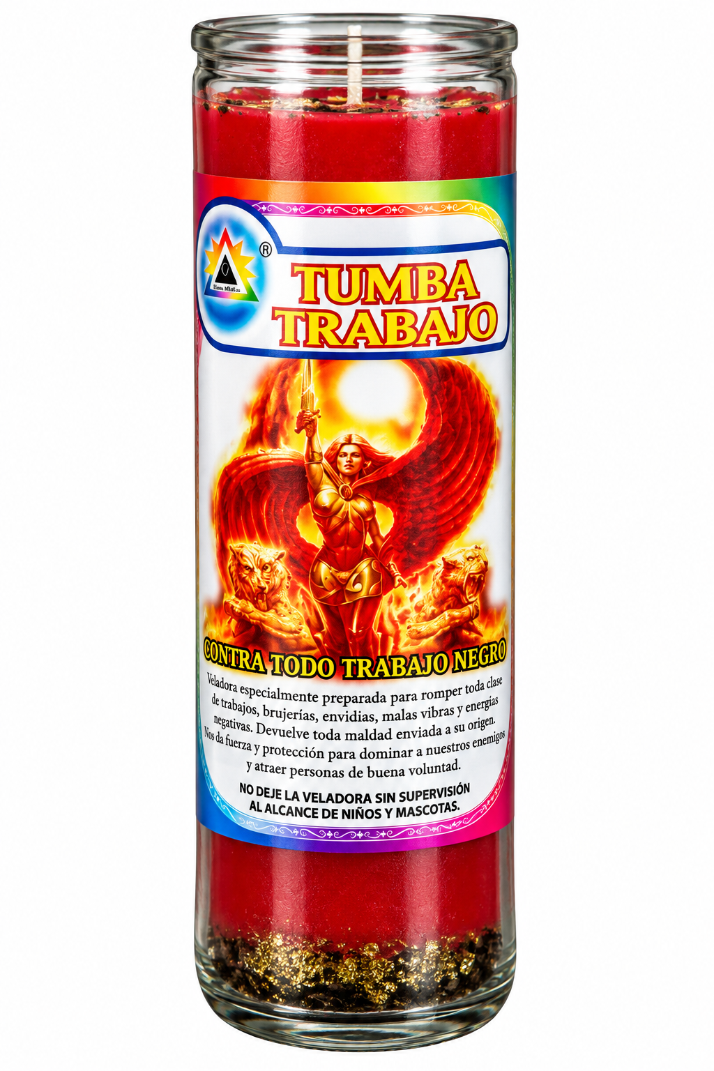 Veladora de gel varios títulos
