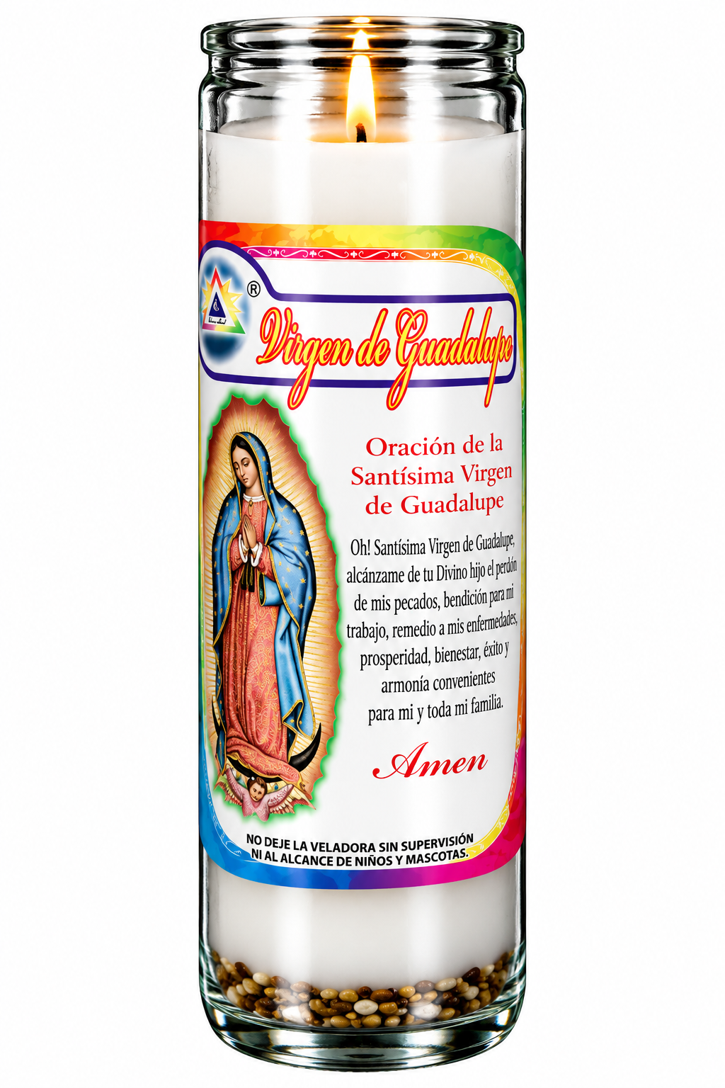 Veladora de gel varios títulos